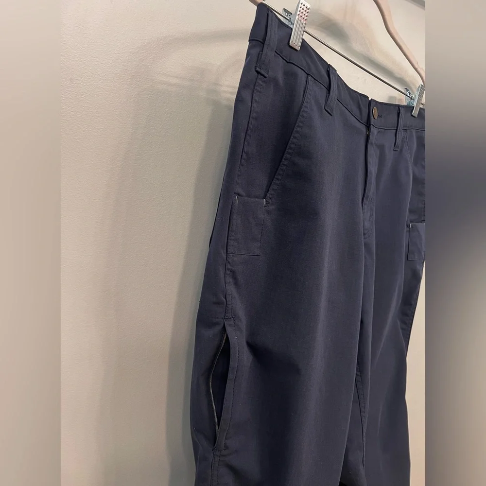Carhartt Men's Navy Relaxed Fit‎ Straight Leg Cotton-blend Pants - 40x32 38x32